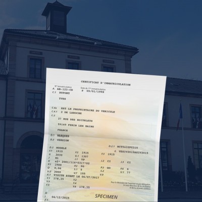 prix carte grise Gérardmer 88400