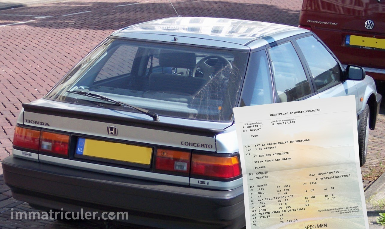 prix carte grise honda concerto-76