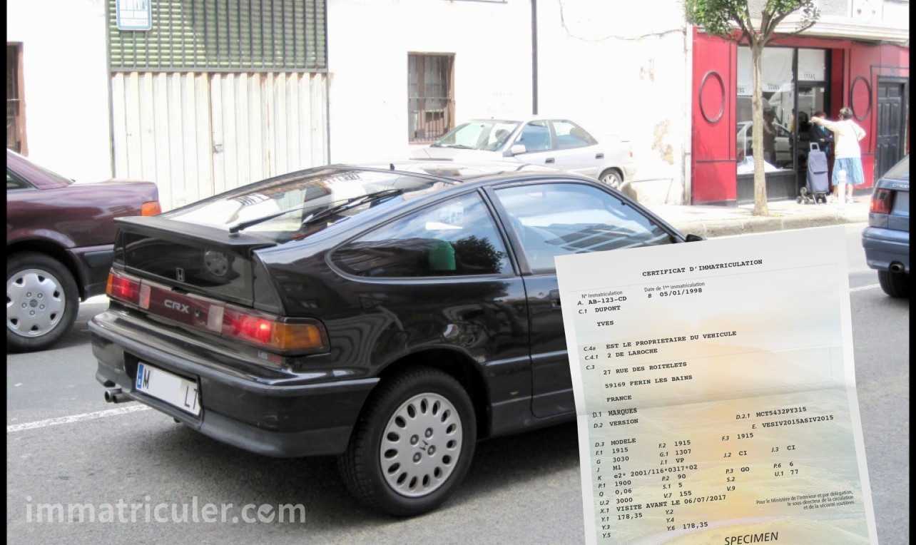 prix carte grise honda cr-x-76