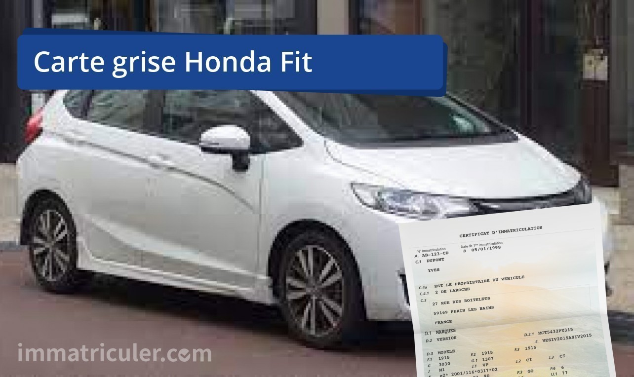 prix carte grise honda fit-76