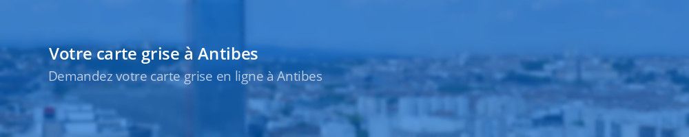 Carte grise Antibes