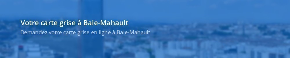 Carte grise Baie-Mahault