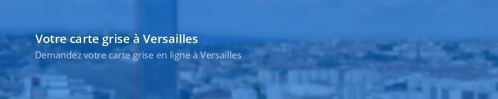 Carte grise Versailles