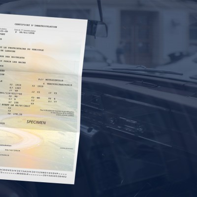 immatriculer un vehicule avec une carte grise collection