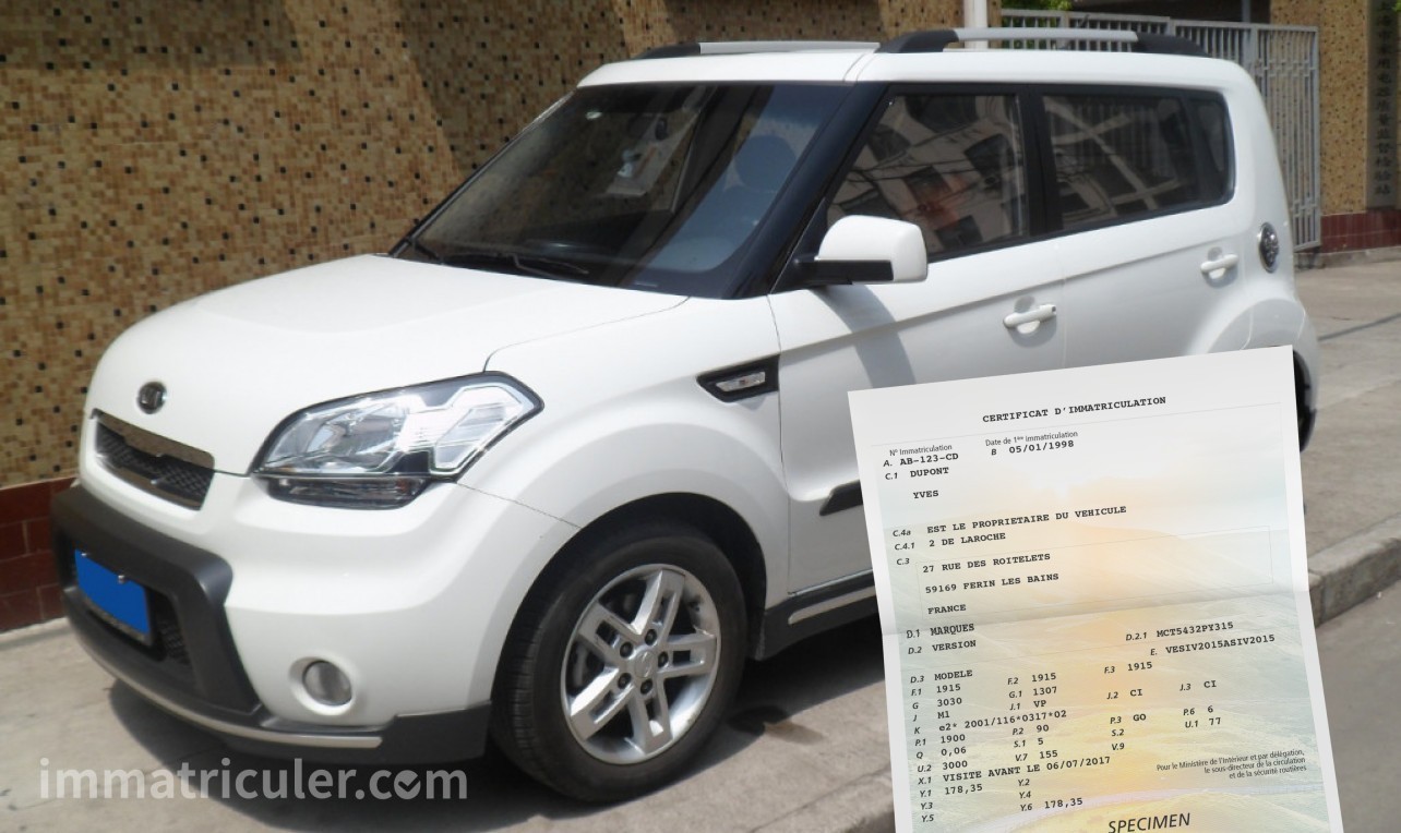prix carte grise kia soul-92