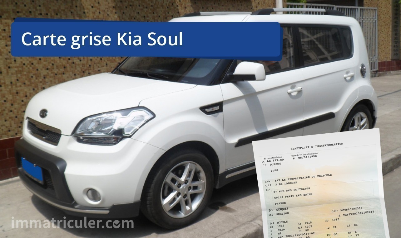 prix carte grise kia soul-92