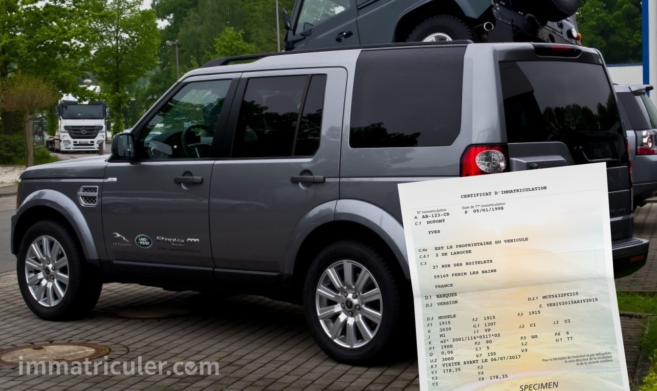 prix carte grise land-rover discovery-97