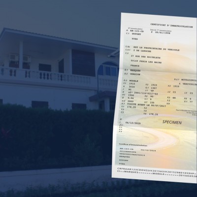 prix carte grise Avirons 97425