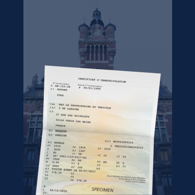 prix carte grise Loos 59120