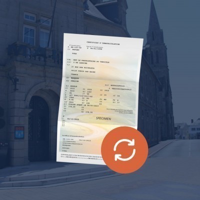 prix carte grise Loudéac 22600