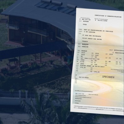 prix carte grise Mana 97360