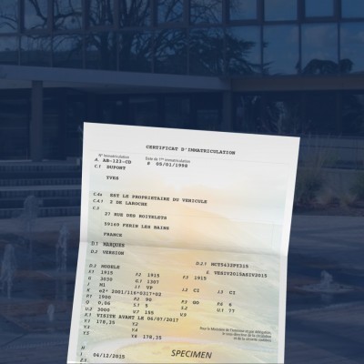 prix carte grise Mérignac 33700