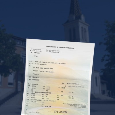 prix carte grise Mions 69780