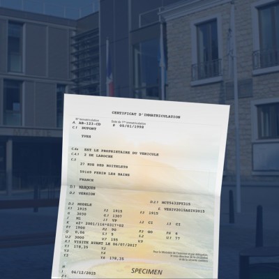 prix carte grise Mureaux 78130