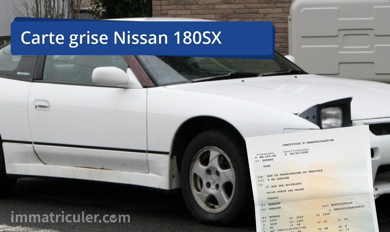 prix carte grise nissan 180sx-127