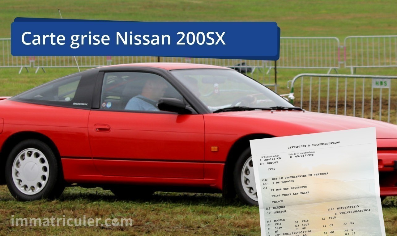 prix carte grise nissan 200sx-127