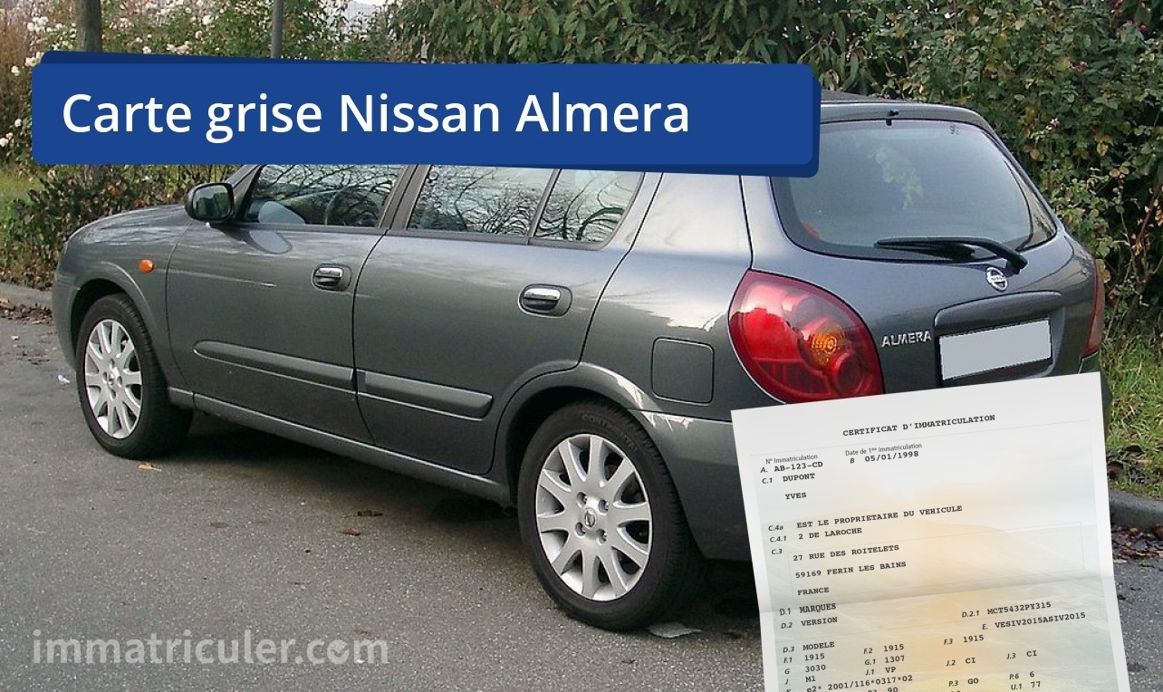 prix carte grise nissan almera-127