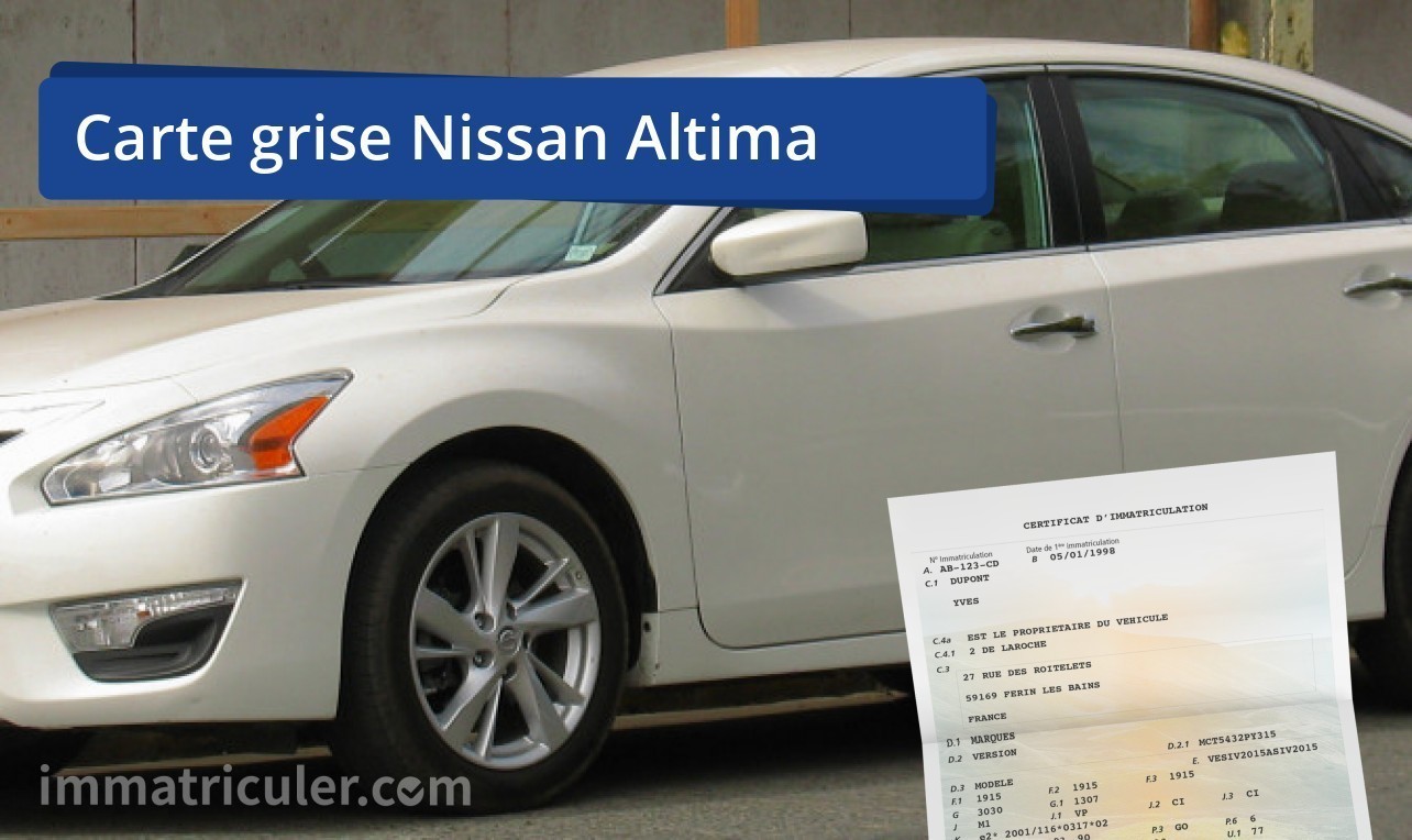 prix carte grise nissan altima-127