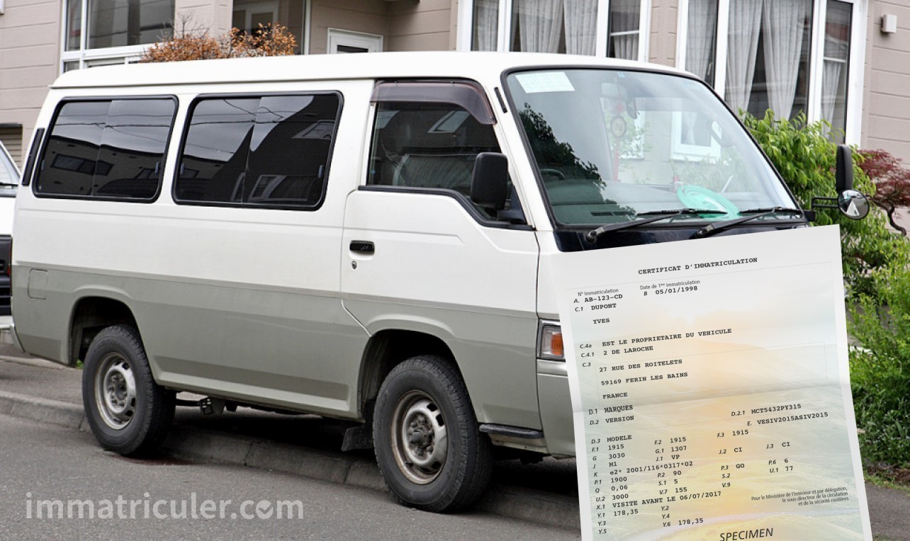 prix carte grise nissan caravan-127