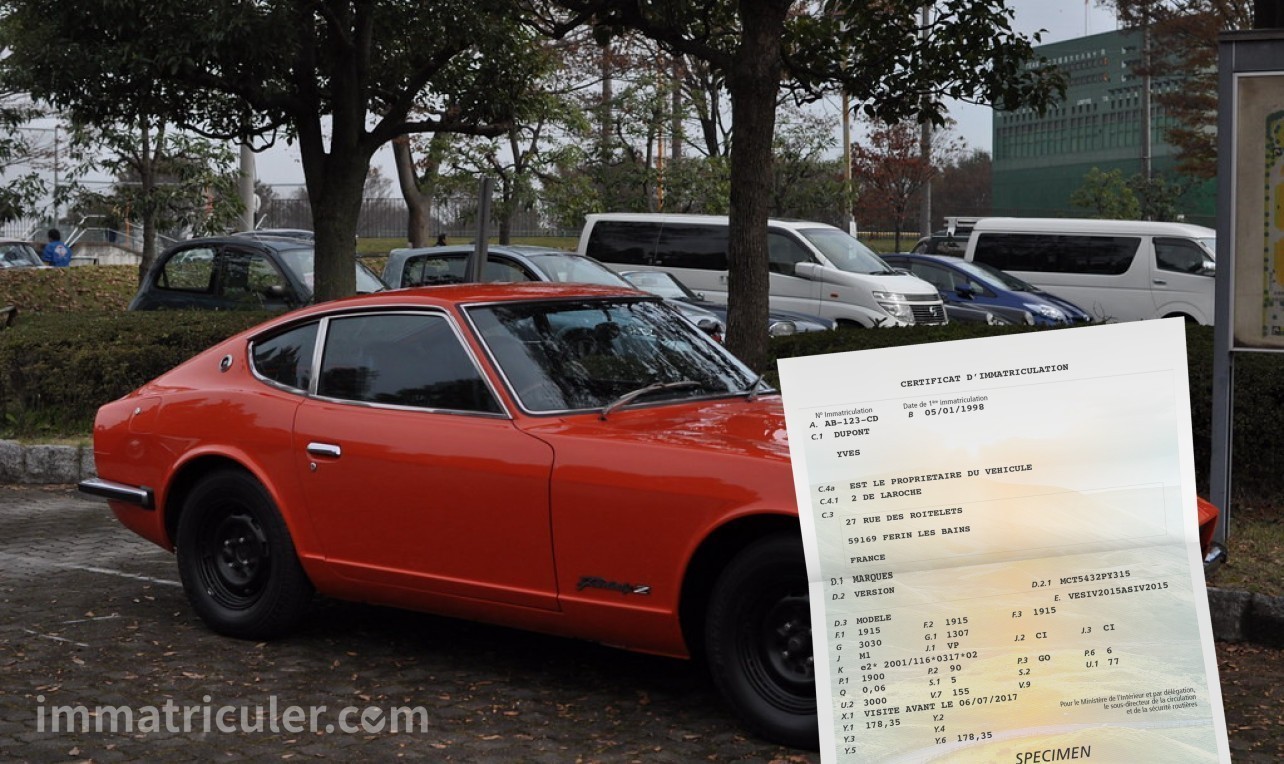 prix carte grise nissan fairlady-z-127