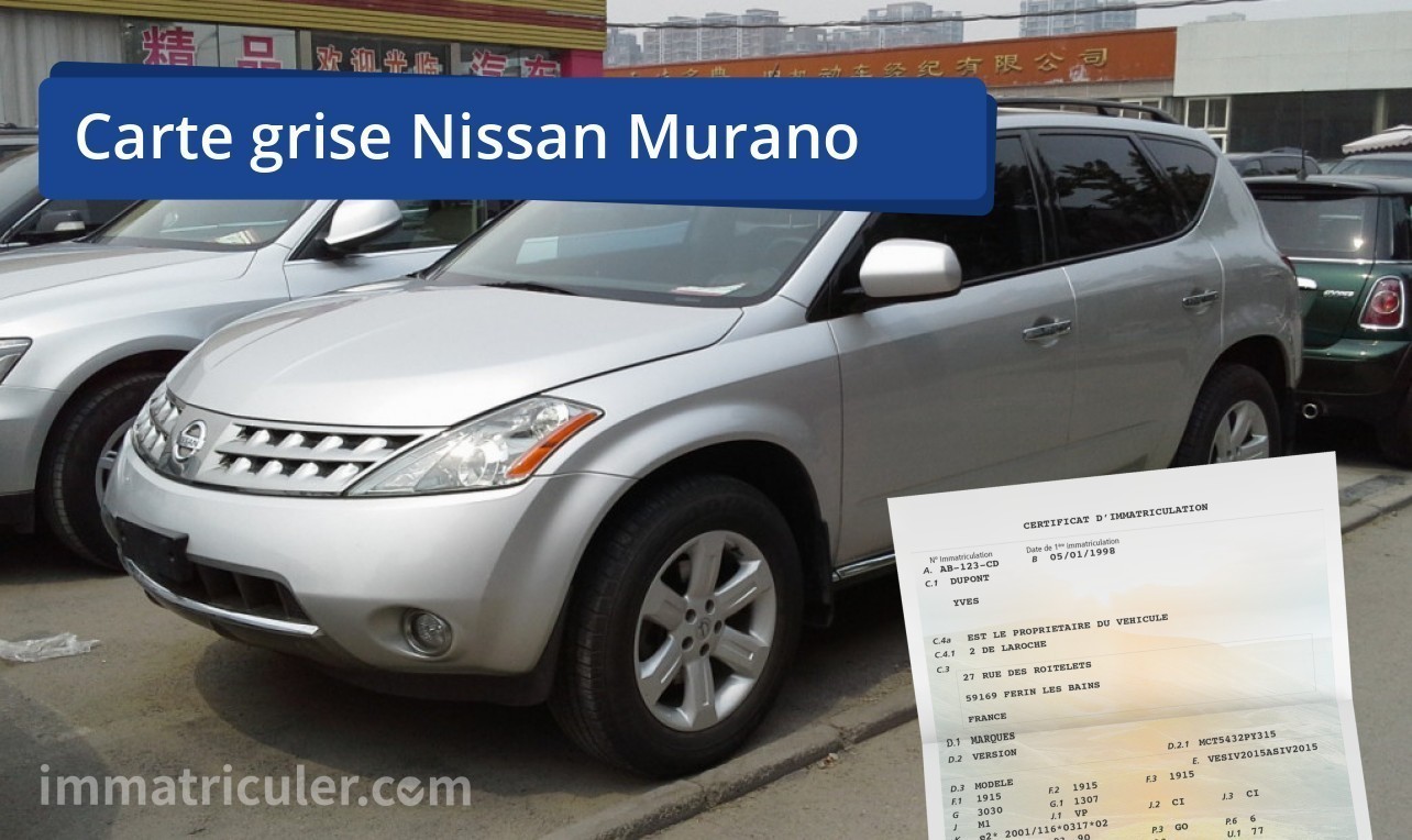 prix carte grise nissan murano-127