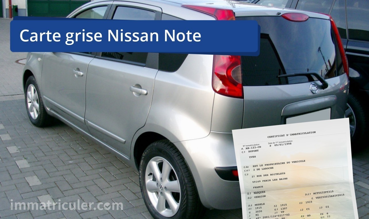 prix carte grise nissan note-127