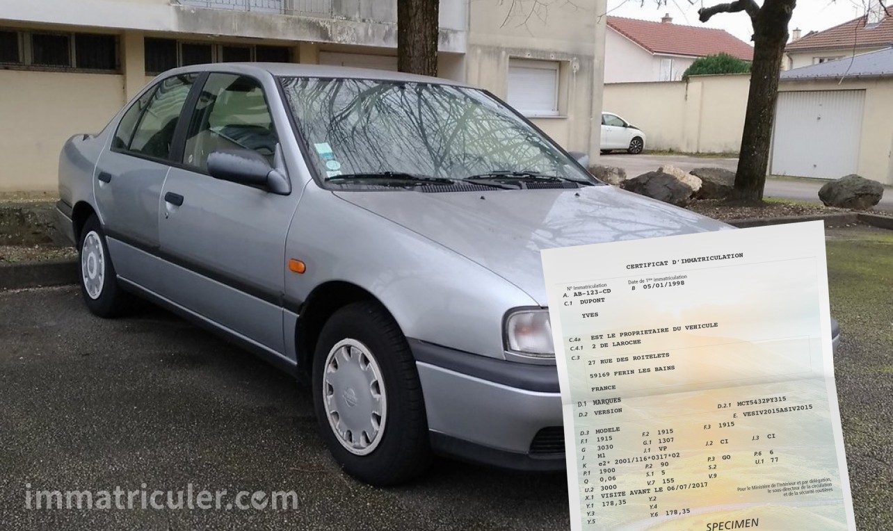 prix carte grise nissan primera-127