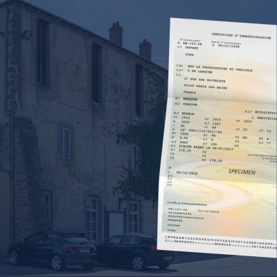 prix carte grise Parthenay 79200