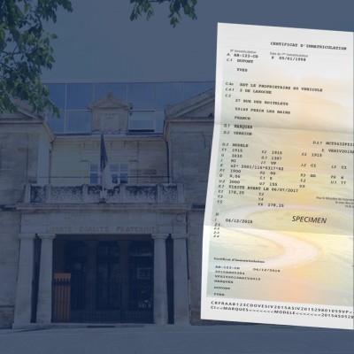 prix carte grise Pessac 33600