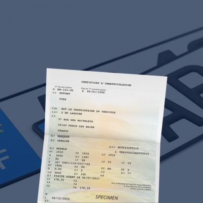 plaque immatriculation personnalisee