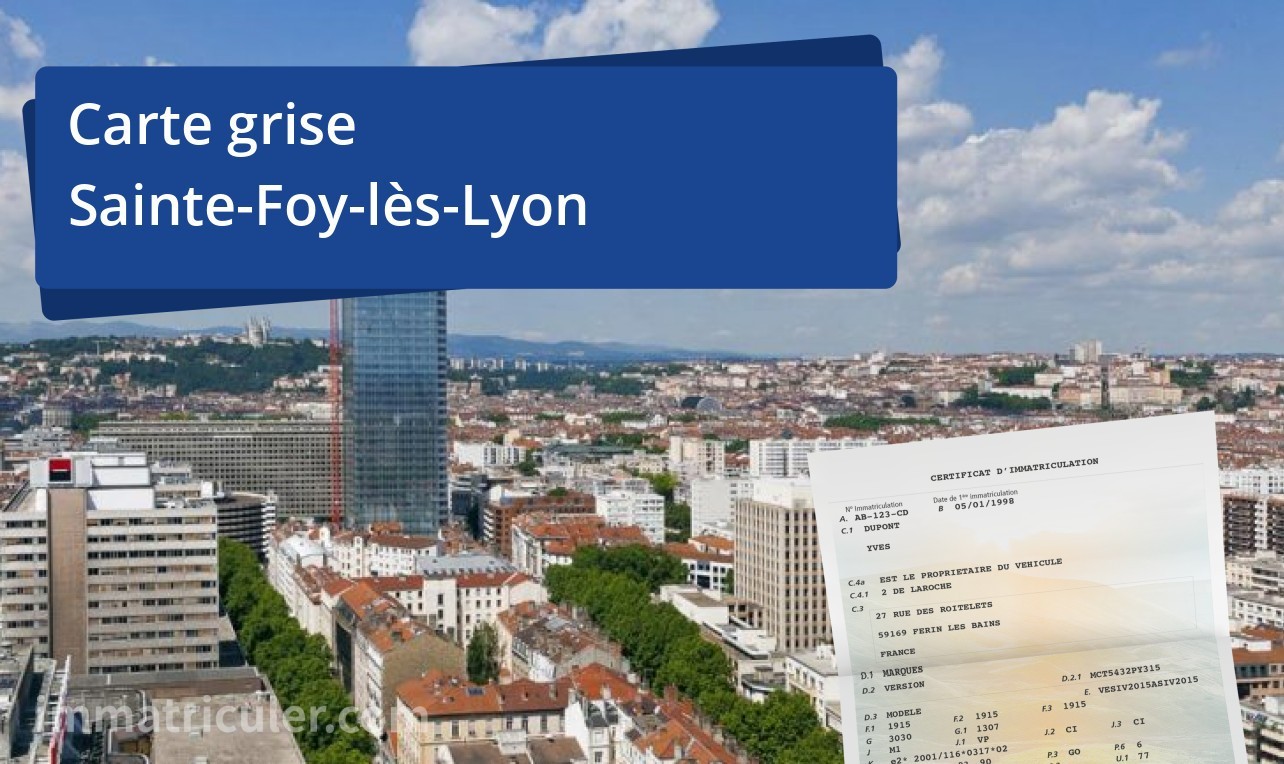 Carte grise Sainte-Foy-lès-Lyon