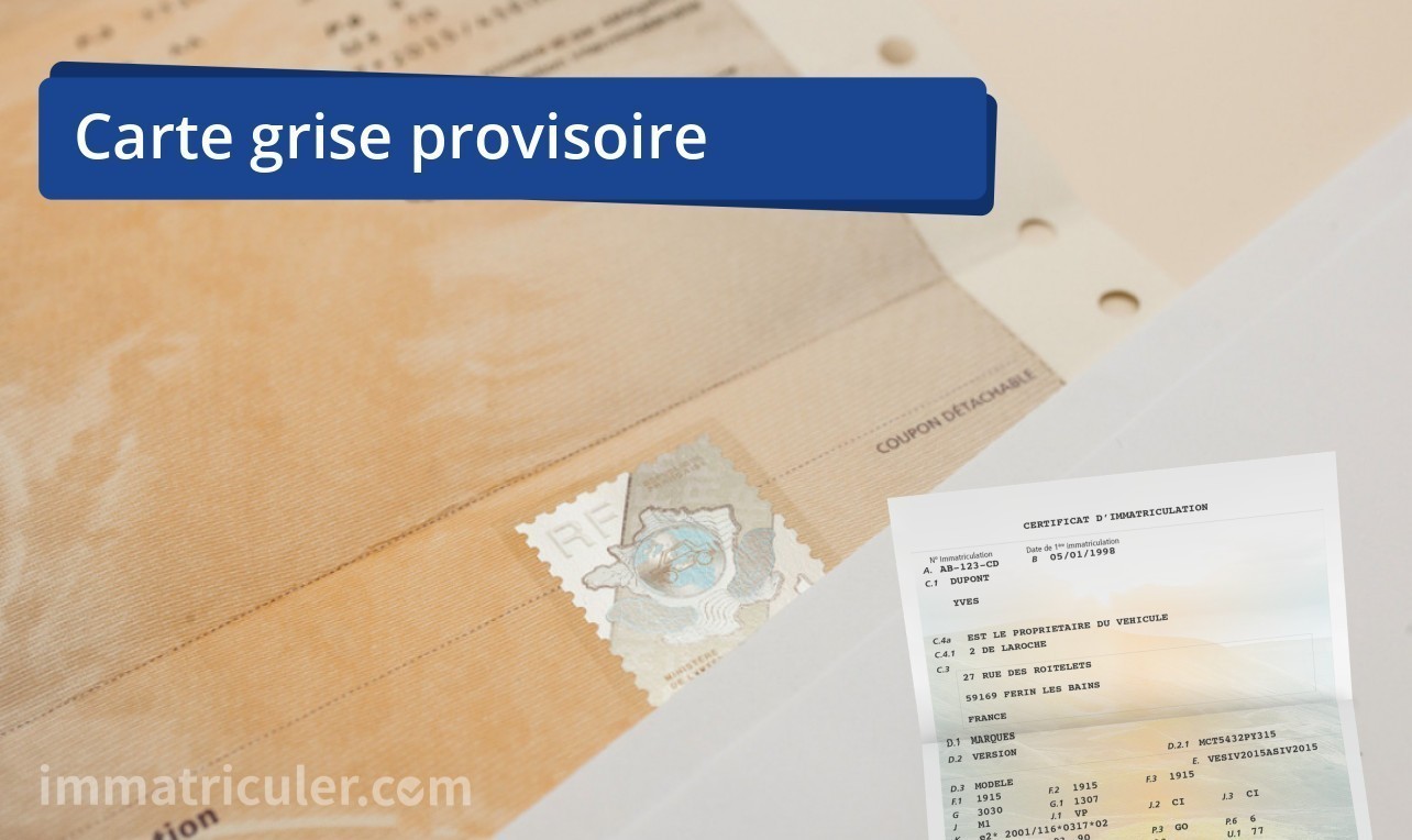 provisoire carte grise