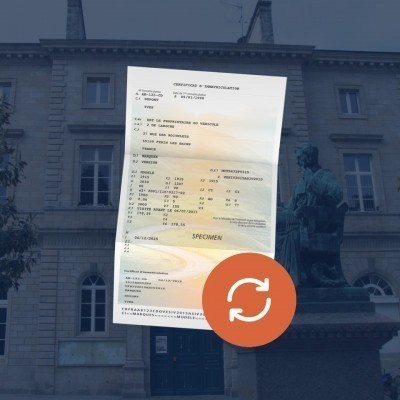 prix carte grise Quimper 29000