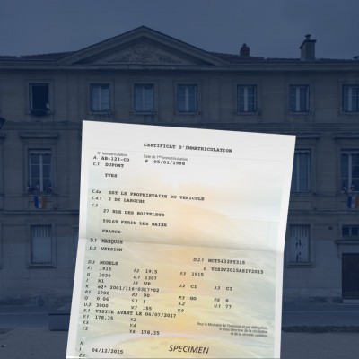 prix carte grise Romainville 93230