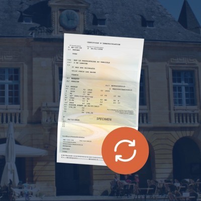 prix carte grise Sarlat-la-Canéda 24200