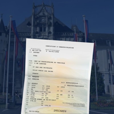 prix carte grise Saumur 49400