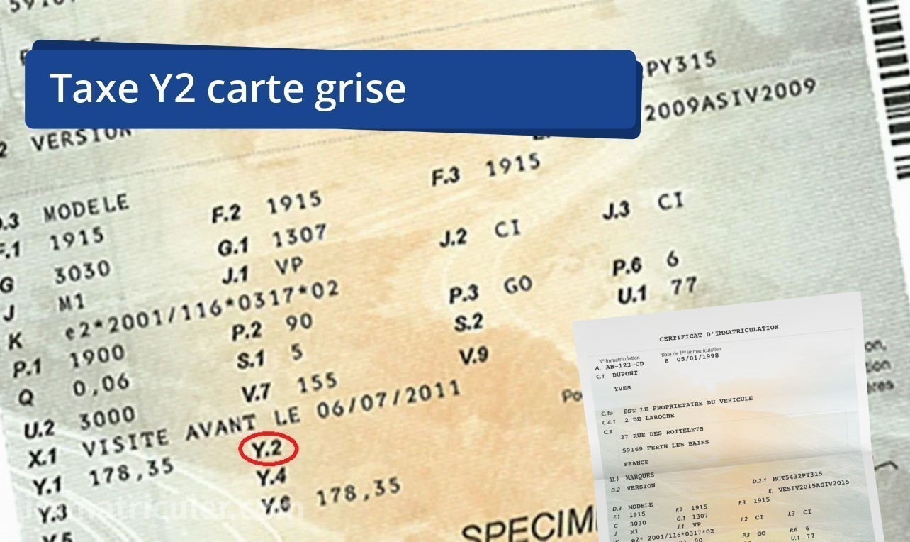 taxe y2 carte grise