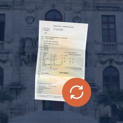 prix carte grise Vauvert 30600