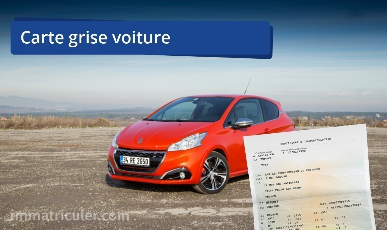 voiture carte grise